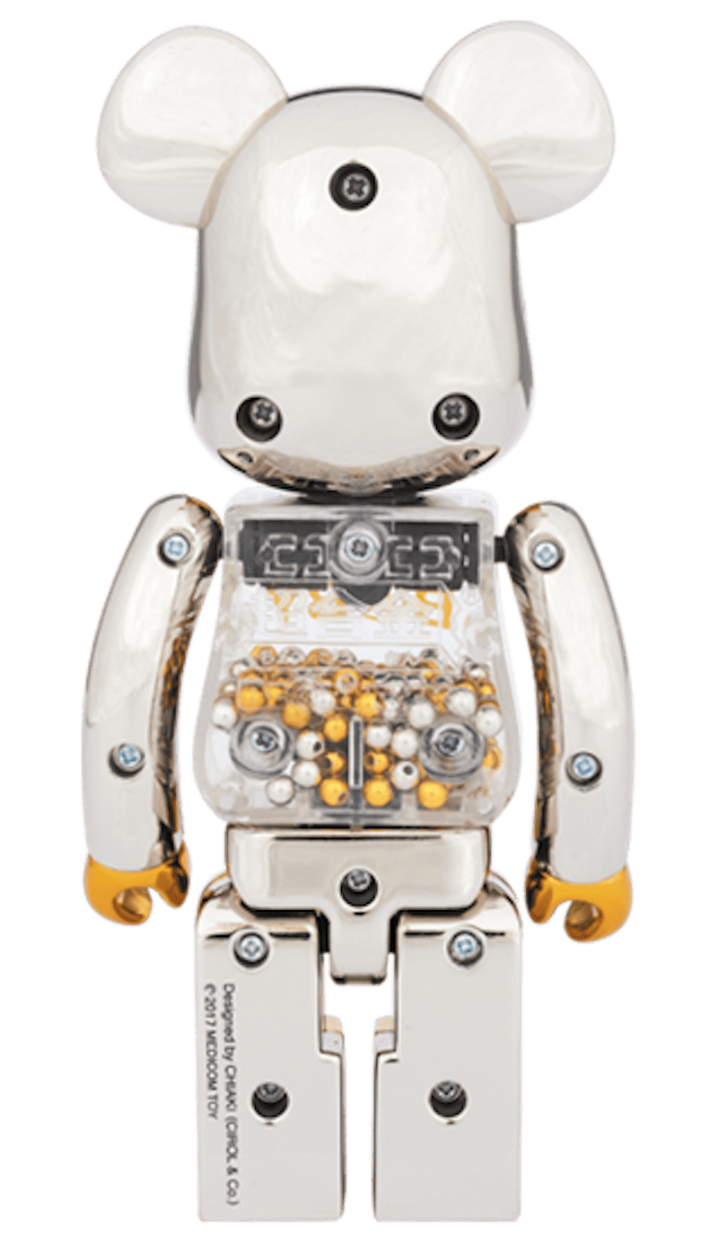 Bearbrick Superalloy My First Bearbrick 200% Set Gold/Pink