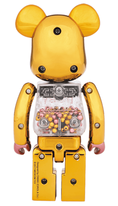 Bearbrick Superalloy My First Bearbrick 200% Set Gold/Pink