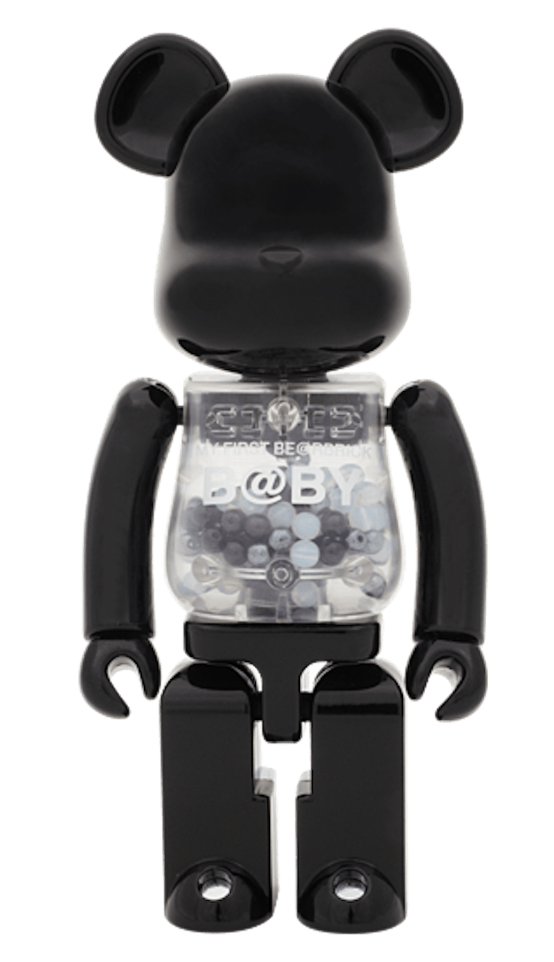 Bearbrick Superalloy My First Bearbrick Baby 200% Black/Silver