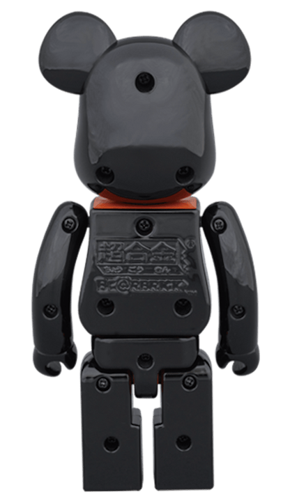 Bearbrick Superalloy Porter 200% Black/Orange