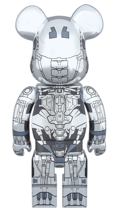 Bearbrick T-800 400% Chrome