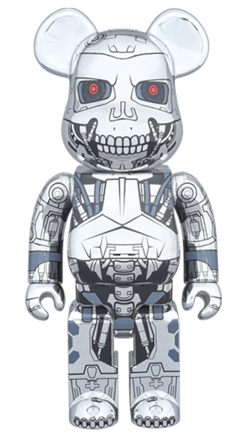 Bearbrick T-800 400% Chrome