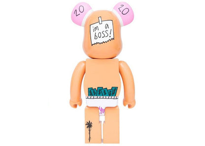 Bearbrick The 3125C x OBJECTIVE x Medicom Toy “EDC” Clot Edison Chen 100% & 400% Set