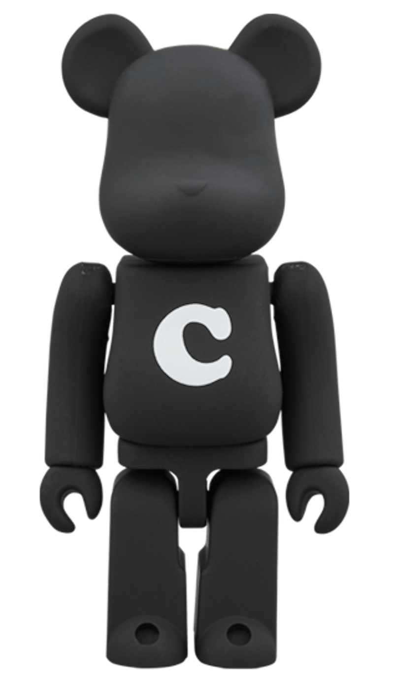 Bearbrick The Conveni (Letter C) 100% Black