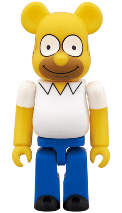 Bearbrick The Simpsons Homer 100% Yellow