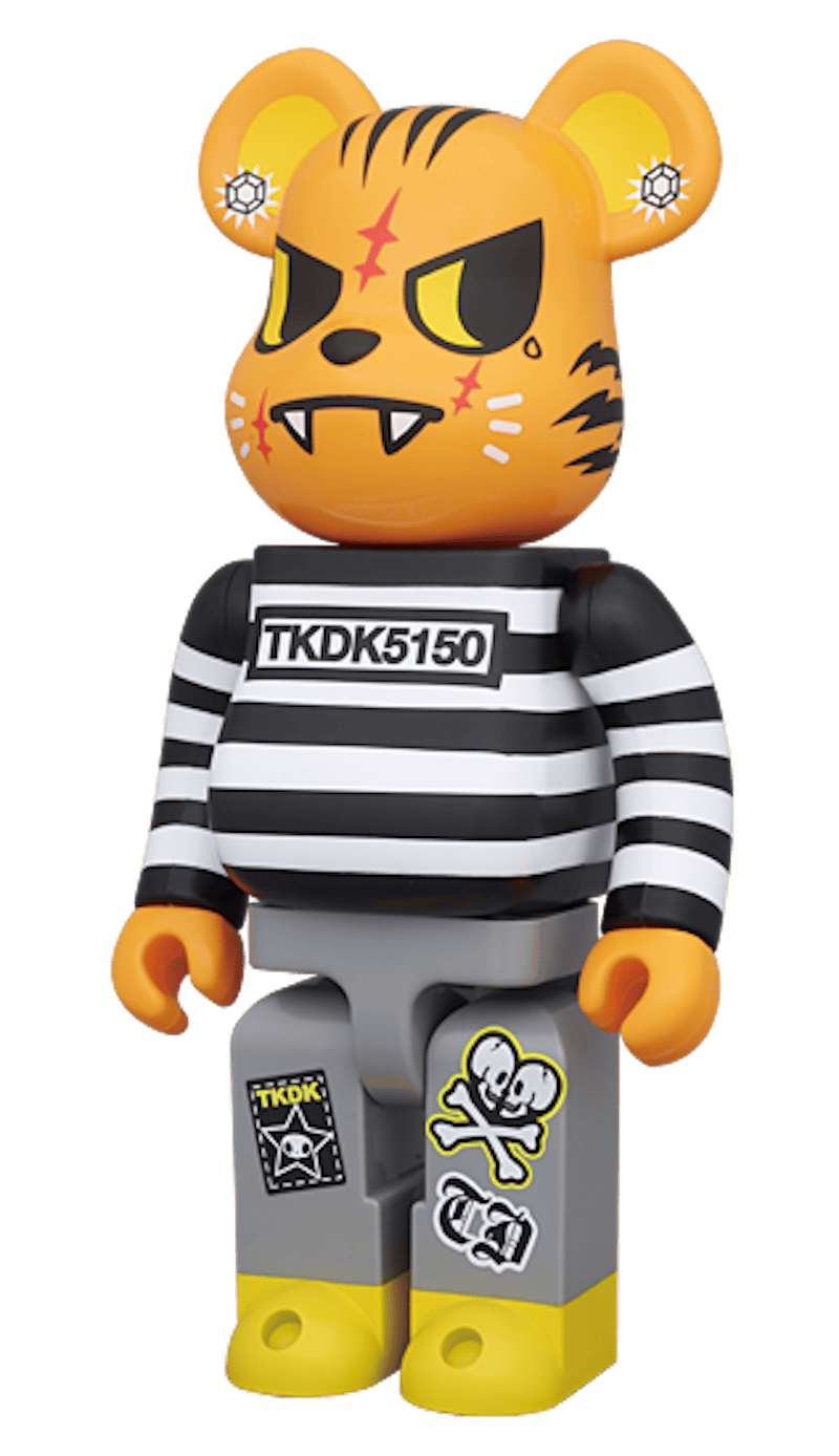 Bearbrick Tokidoki Tiger 400% Multi