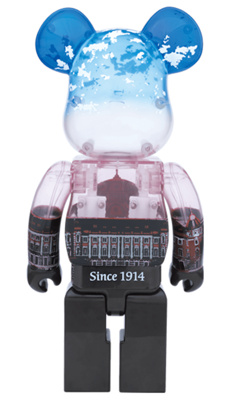 Bearbrick Tokyo Station Marunouchi Station Building Model 400% Multi