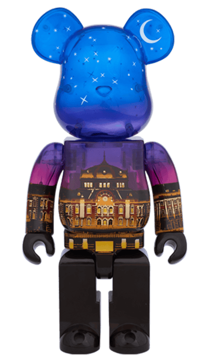 Bearbrick Tokyo Station Marunouchi Station Building Model Night Ver. 400% Multi