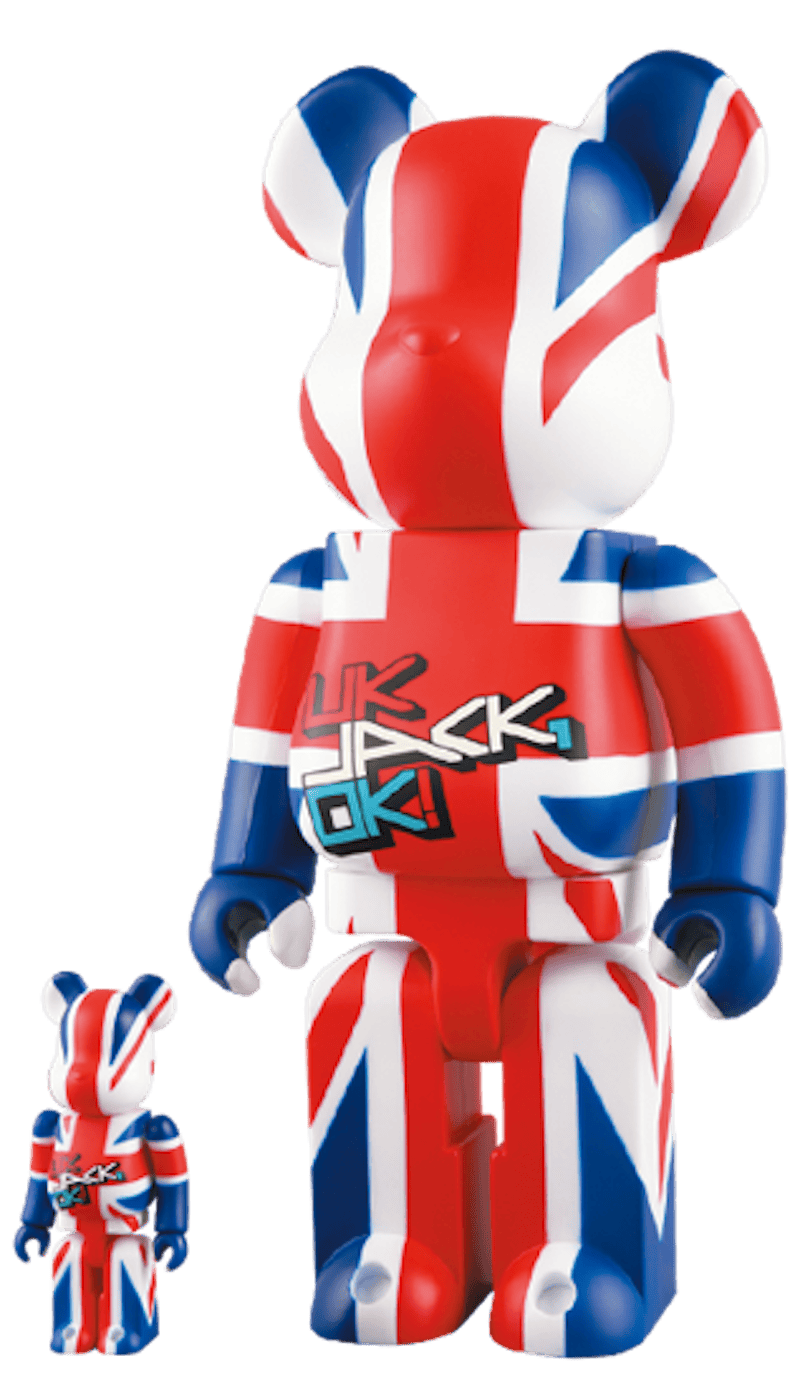 Bearbrick UK Jack, OK! 100% & 400% Set Multi