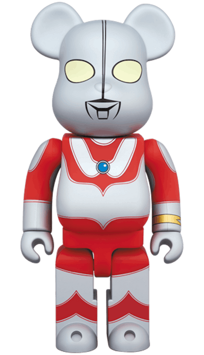 Bearbrick Ultraman Jack 400% Red/Grey