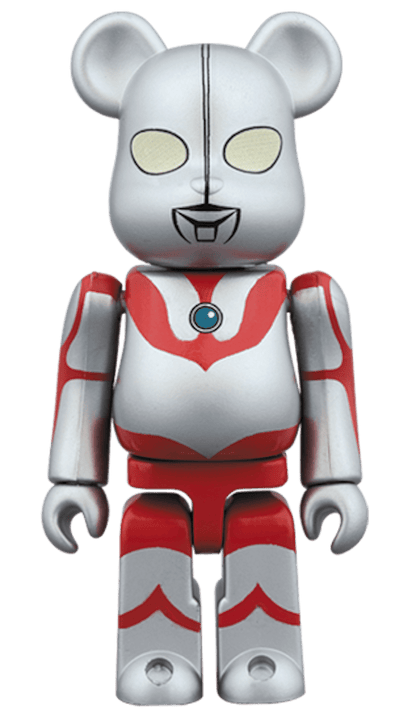 Bearbrick Ultraman & Zetton 2 Pack 100% Mutli