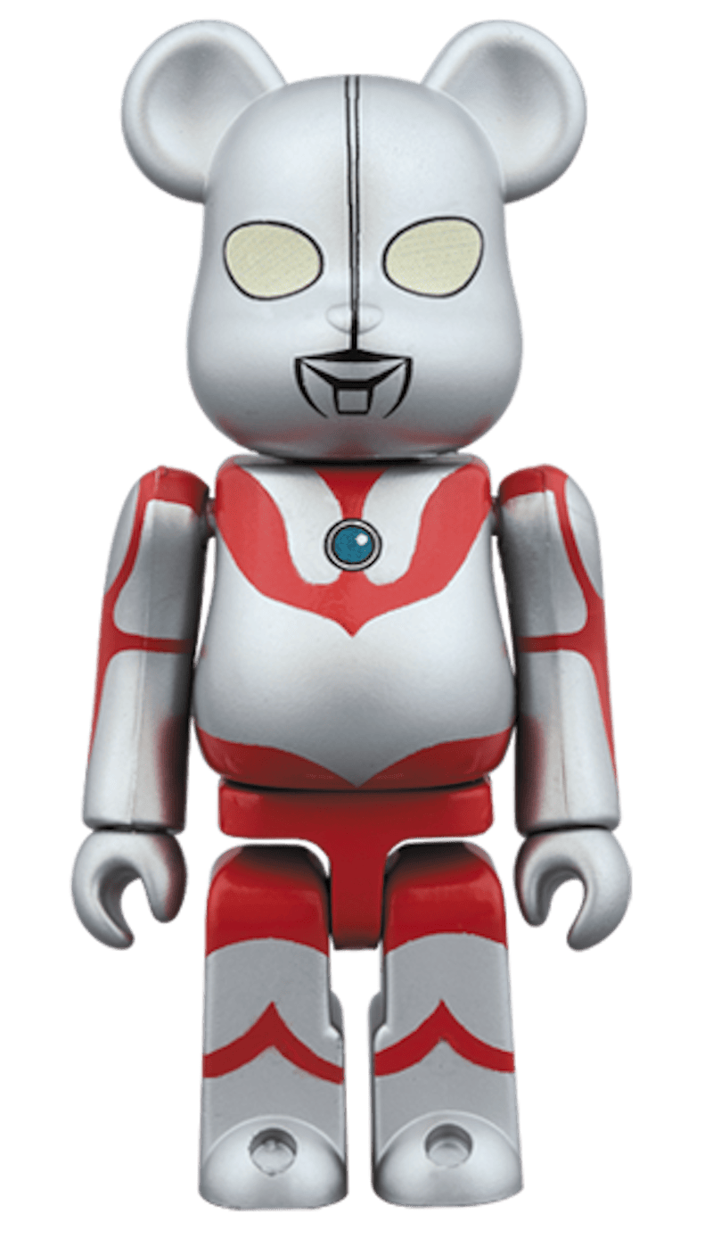 Bearbrick Ultraman & Zetton 2 Pack 100% Mutli