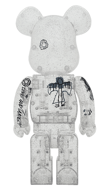 Bearbrick Unkle (Clear) 400% Translucent