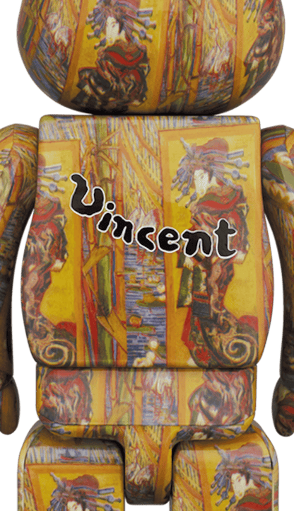 Bearbrick Van Gogh Museum Courtesan (after Eisen) 100% & 400% Set