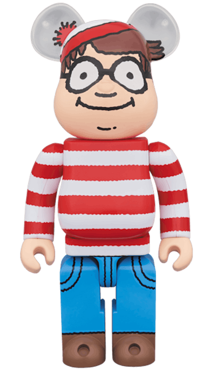 Bearbrick Wally 400% Red/White