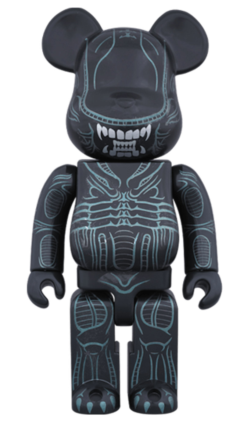Bearbrick Warrior Alien 400% Black