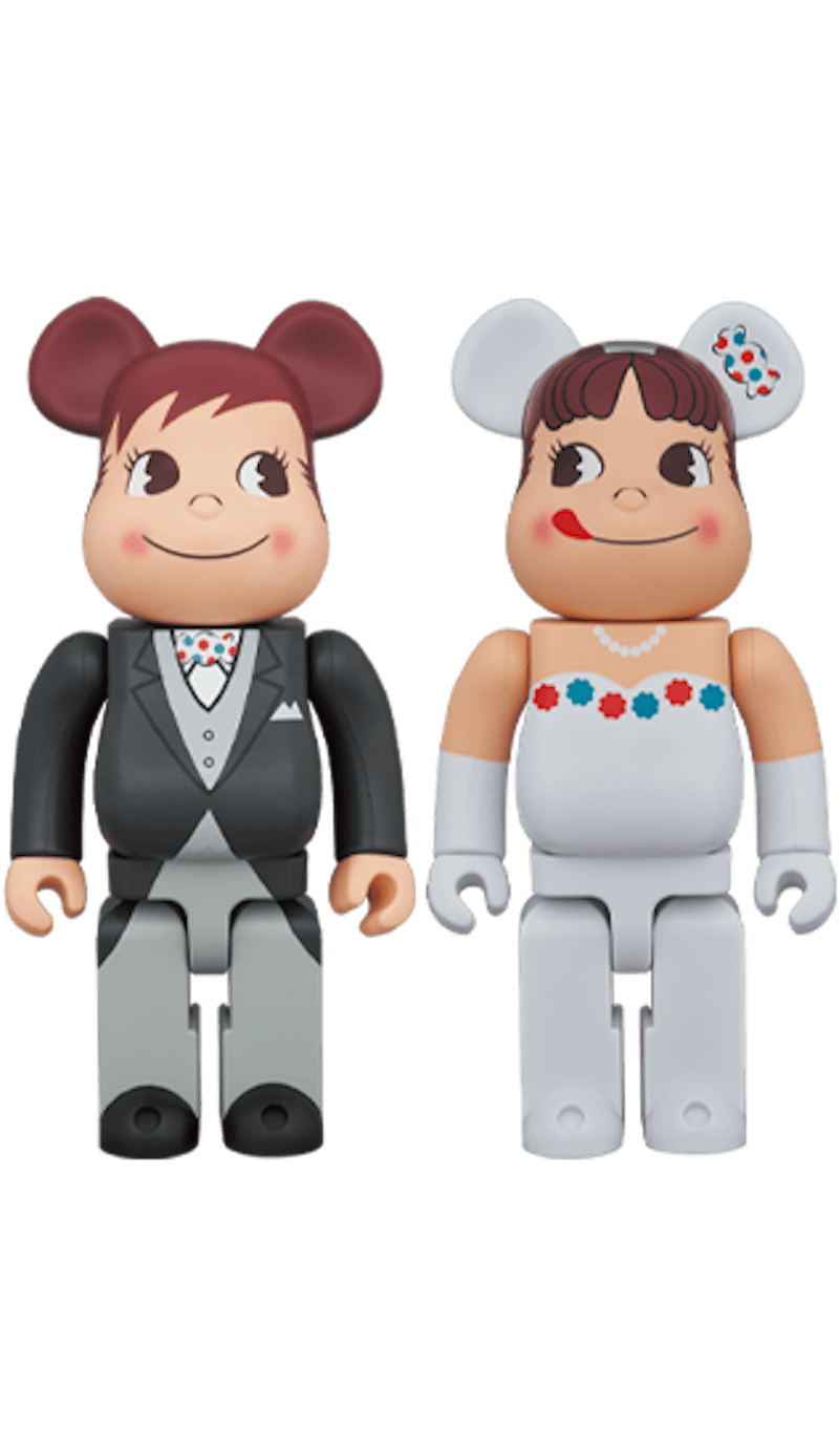Bearbrick Wedding Peko & Poco 400% Set