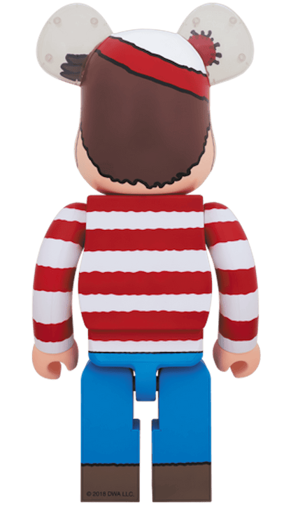 Bearbrick Where's Waldo Wally 1000% Multi