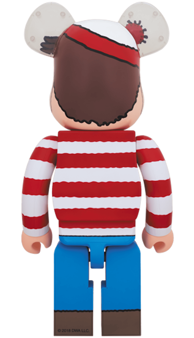 Bearbrick Where's Waldo Wally 1000% Multi