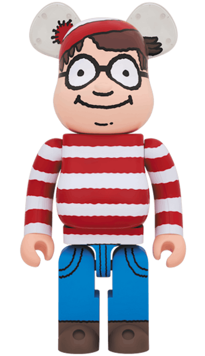 Bearbrick Where's Waldo Wally 1000% Multi