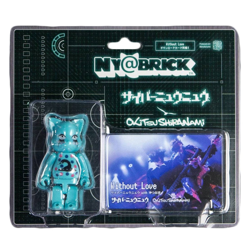 Bearbrick Without Love Cyber New New With Okitsu Shiranami Nyabrick 100%