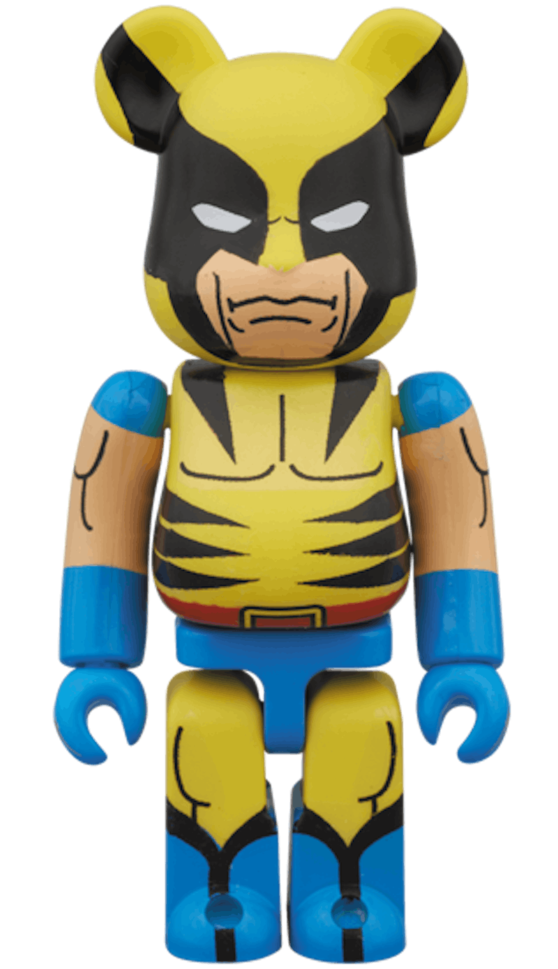 Bearbrick Wolverine 100% Yellow