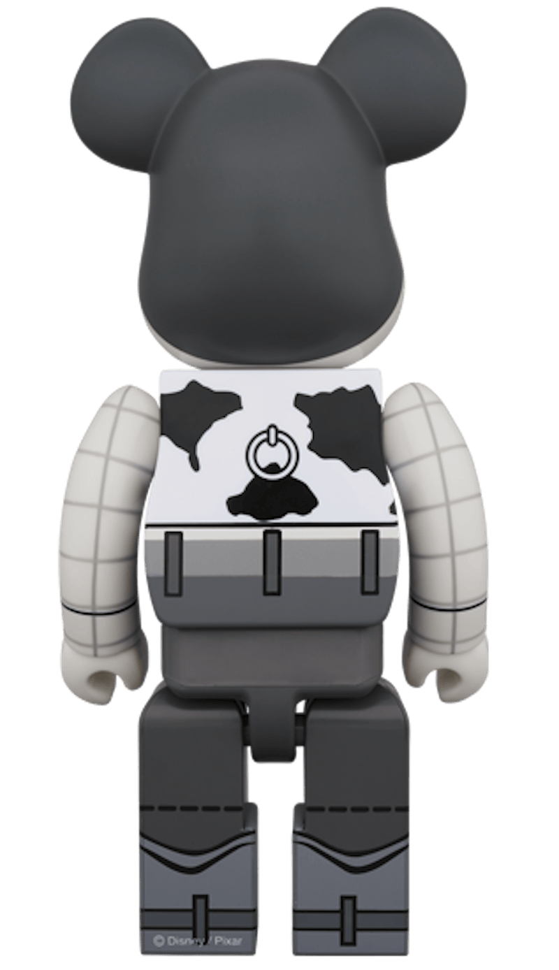 Bearbrick Woody B&W Ver. 400% Black