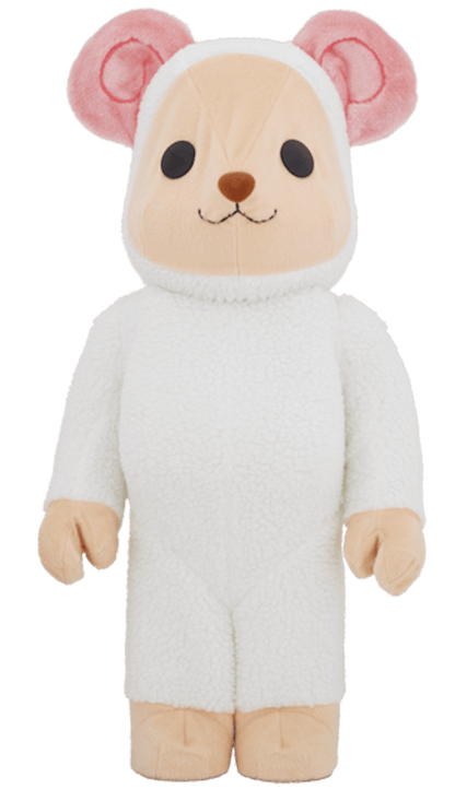 Bearbrick World Wide Tour 2 Fragment 2nd Model 1000% White