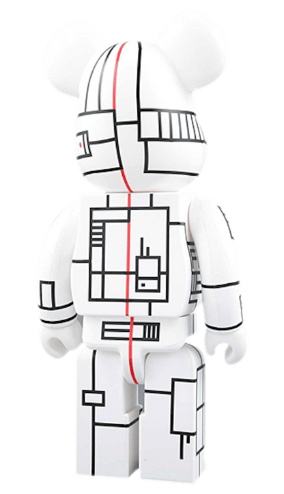 Bearbrick World Wide Tour Futura 400% White