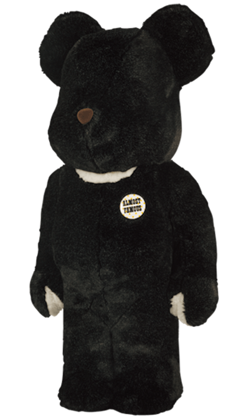 Bearbrick World Wide Tour Hiroshi Fujiwara HF 1000% Black