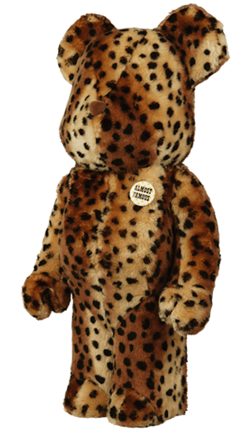 Bearbrick World Wide Tour Hiroshi Fujiwara HF 1000% Cheetah