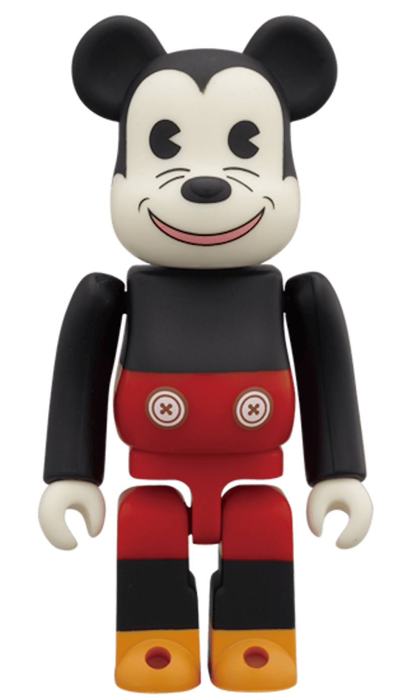 Bearbrick World Wide Tour Mickey Mouse 100% Black