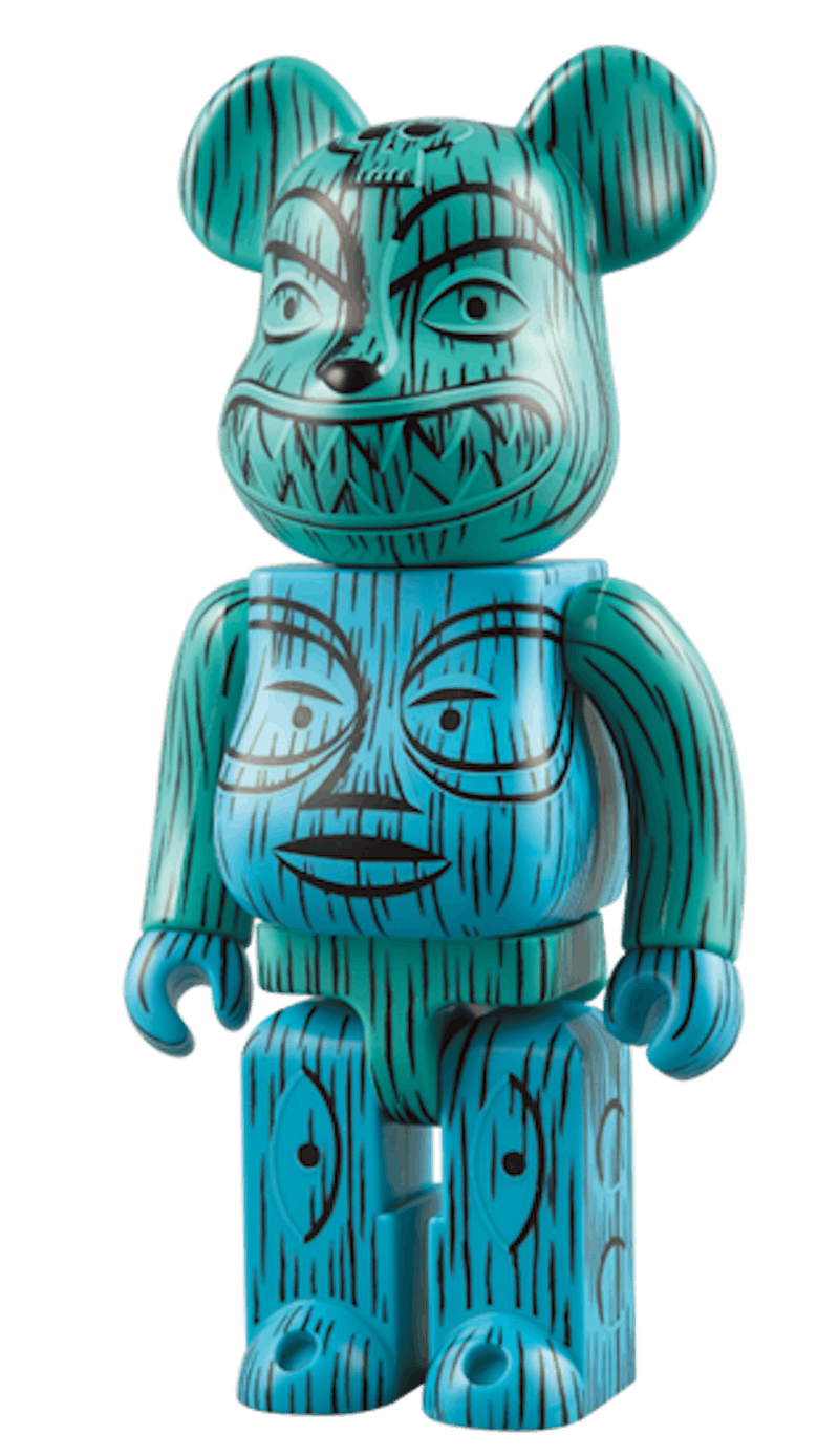 Bearbrick World Wide Tour Shag 400% Blue