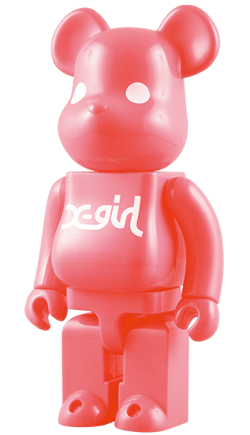 Bearbrick X-Girl 400% Pink
