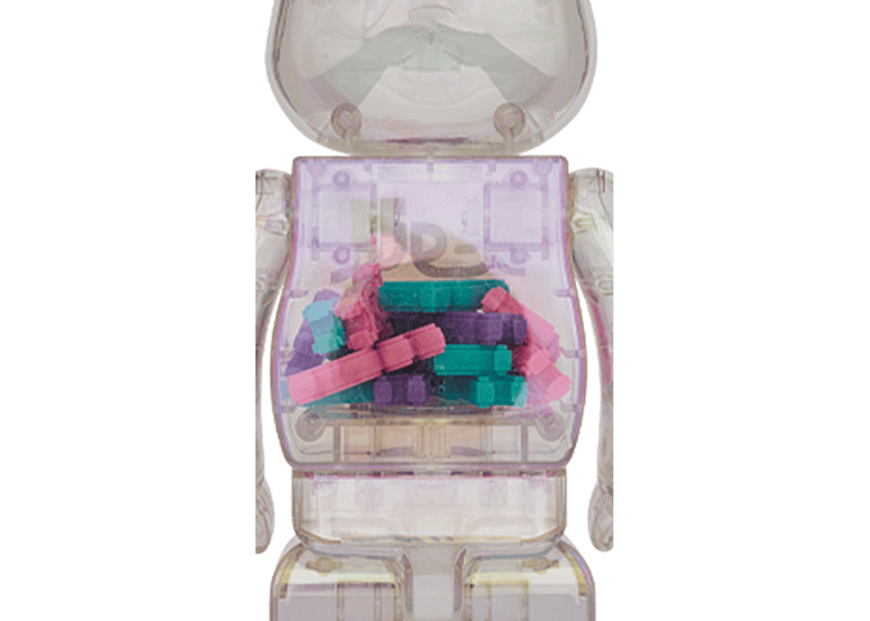Bearbrick X-girl 1000% Iridescent
