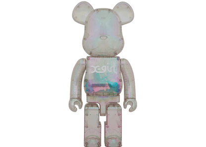 Bearbrick X-girl 1000% Iridescent