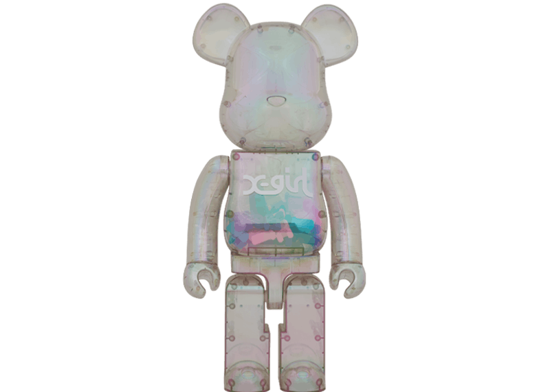 Bearbrick X-girl 1000% Iridescent
