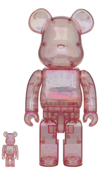 Bearbrick X-girl 2020 100% & 400% Set
