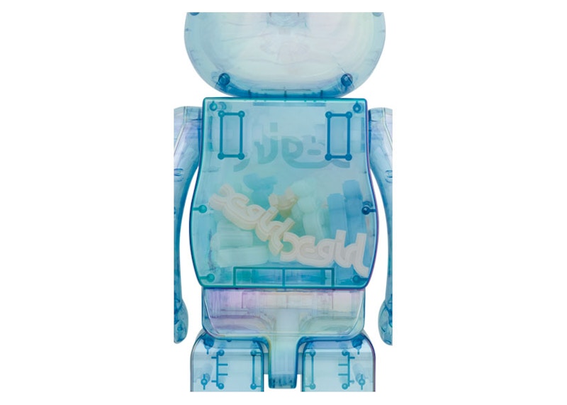 Bearbrick X-girl 2021 Blue 1000%