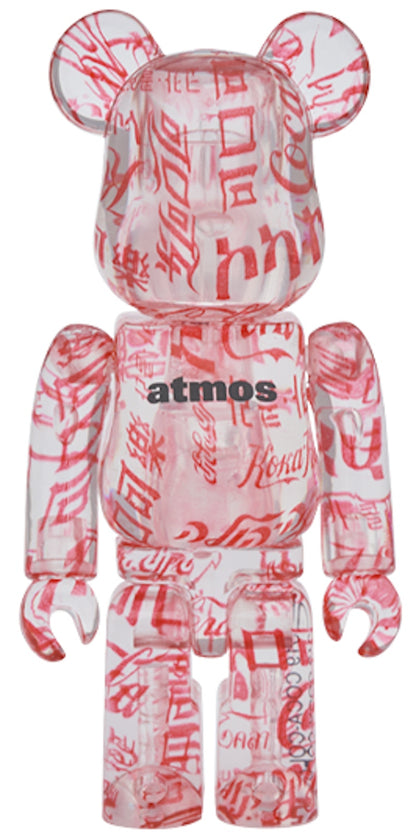 Bearbrick atmos x Coca-Cola 100% & 400% Set Clear Body