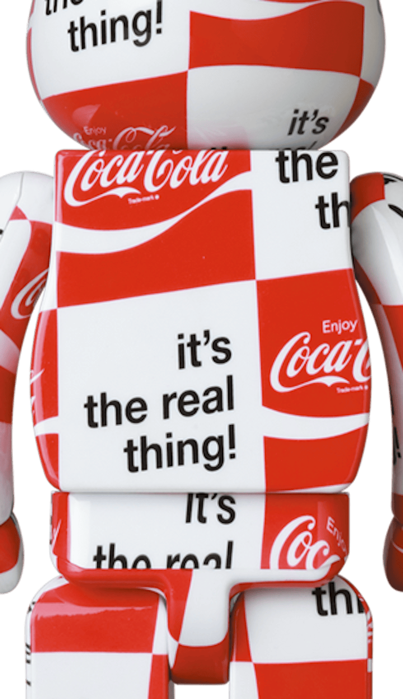 Bearbrick atmos x Coca-Cola 1000% CHECKERBOARD