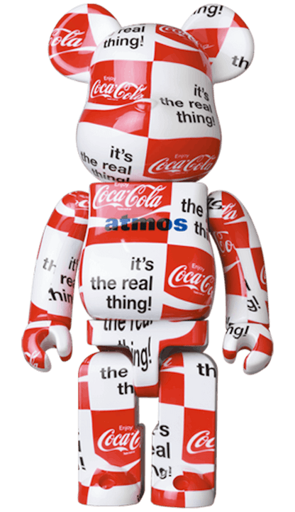 Bearbrick atmos x Coca-Cola 1000% CHECKERBOARD
