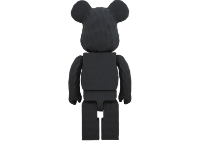 Bearbrick Fragment x Karimoku Carved Wooden 1000% Black