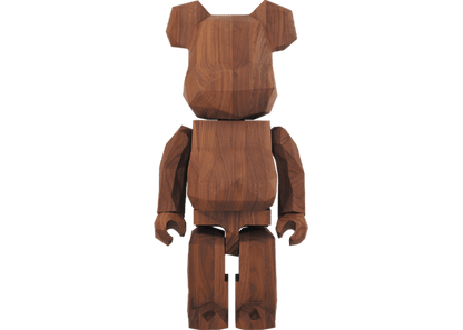 Bearbrick Fragment x Karimoku Polygon 1000% Brown