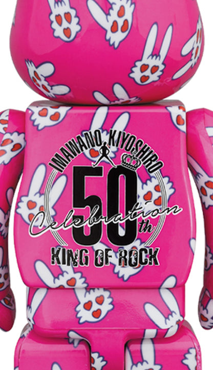 Bearbrick human grouper (Kiyoshiro Imawano 50th Celebration) 100% & 400% Set