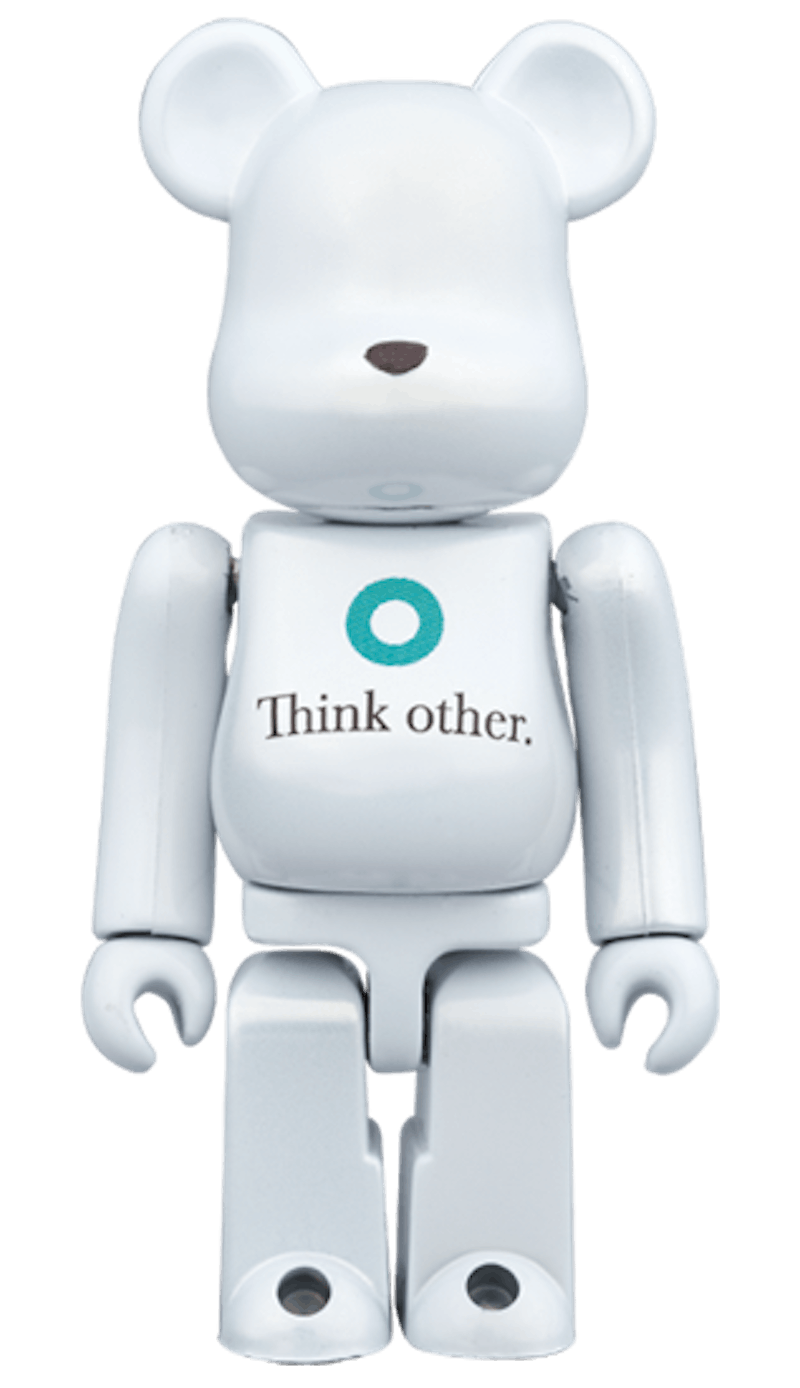 Bearbrick i am OTHER 100% White