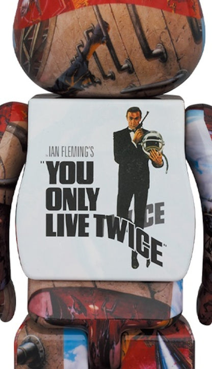 Bearbrick x 007 You Only Live Twice 100% & 400% Set