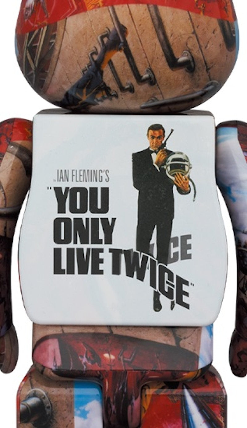 Bearbrick x 007 You Only Live Twice 100% & 400% Set