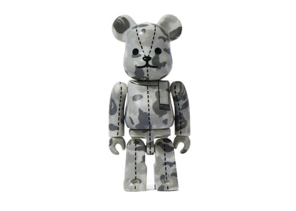 Bearbrick x A Bathing Ape 28th Anniversary Camo #2 100% Grey