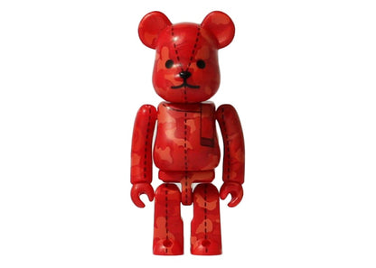 Bearbrick x A Bathing Ape 28th Anniversary Camo #3 100% Red